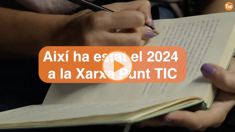 Reviu el 2024 a la Xarxa Punt TIC