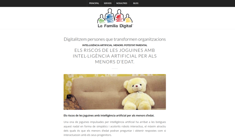 Imatge de la iniciativa 'La Família Digital'