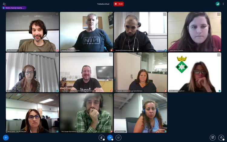 Las participantes en el Encuentro Virtual sobre accesibilidad