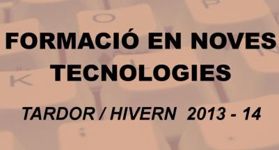 Títol "Formació en noves tecnologies tardor-hivern 2013-2014"