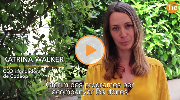 Katrina Walker, CEO i fundadora de CodeOp